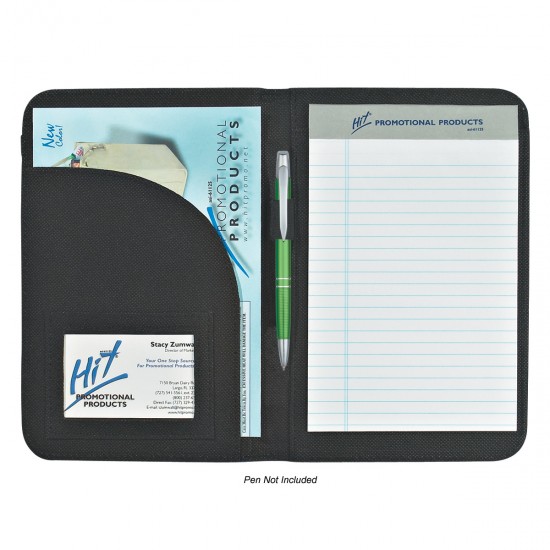 Custom Logo Non-Woven 5" X 7" Bubble Padfolio