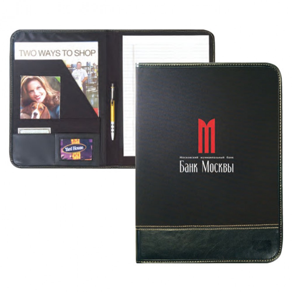 Custom Logo Leatherette Padfolio