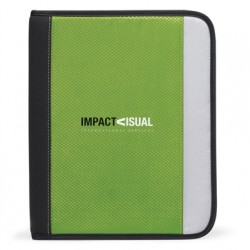 Custom Logo Apple Green Wired E Padfolio