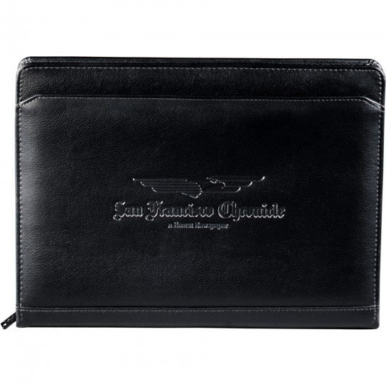 Custom Logo Manchester Zippered Padfolio