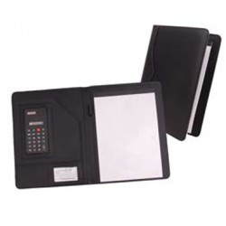 Custom Logo Leatherette Memo Holder W/Calculator