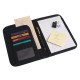 Custom Logo Small Microfiber Portfolio with Embossed PVC Trim