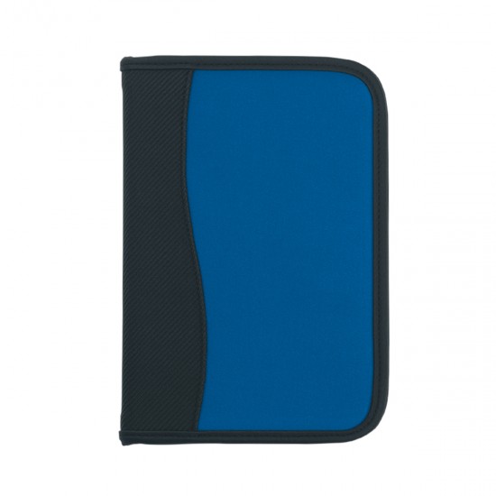 Custom Logo Small Microfiber Portfolio with Embossed PVC Trim Custom Logo Small Microfiber Portfolio with Embossed PVC Trim