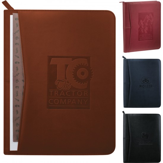 Custom Logo Pedova Zippered Padfolio