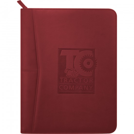 Custom Logo Pedova Zippered Padfolio