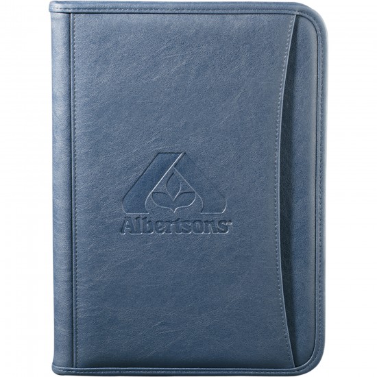 Custom Logo DuraHyde Zippered Padfolio