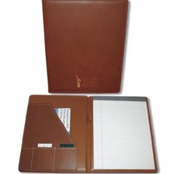 Custom Logo Letter Size Leatherette Portfolio / Pad Folio