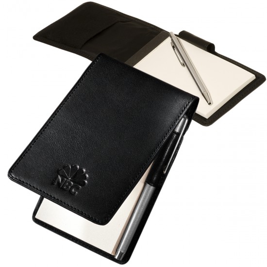 Custom Logo Helmsley Cowhide Leather Jotter Pad