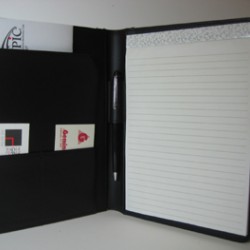 Custom Logo Leatherette Padfolio