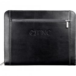 Custom Logo Metropolitan Zipper Padfolio