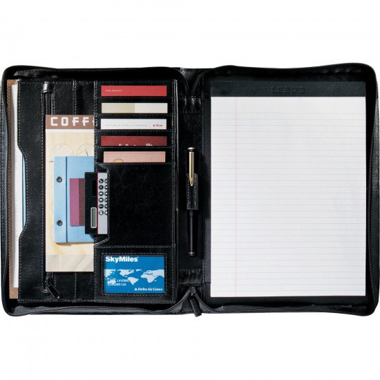 Custom Logo Renaissance Zipper Padfolio Custom Logo Renaissance Zipper Padfolio