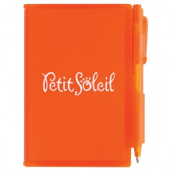 Custom Logo Composition Jotter Memo Pad & Paper Holder