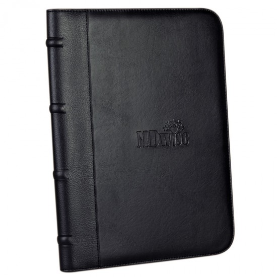 Custom Logo Executive Padfolio with Expandable Sleeve Pocket