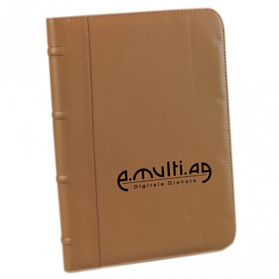 Custom Logo Executive Padfolio with Expandable Sleeve Pocket