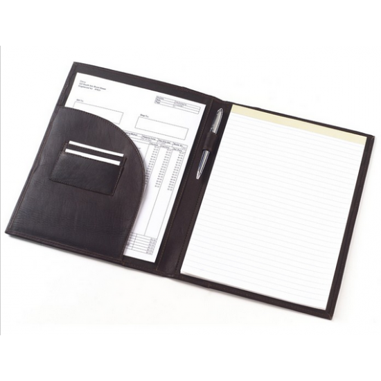 Custom Logo Slim Leather Padfolio