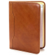 Custom Logo Tuscan Leather Slim Padfolio