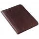 Custom Logo Tuscan Leather Slim Padfolio