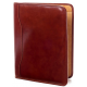 Custom Logo Tuscan Leather Slim Padfolio