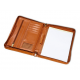 Custom Logo Conference Zip Padfolio - Tuscan Leather Custom Logo Conference Zip Padfolio - Tuscan Leather