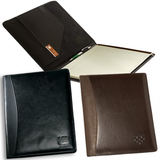 Custom Logo Soho Leather Business Portfolio