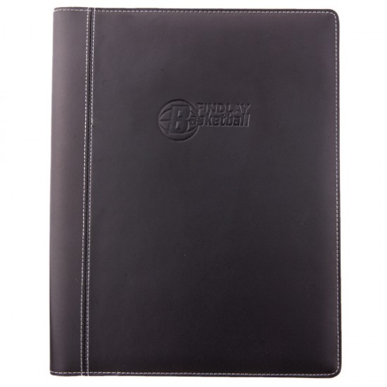 Custom Logo English Tan Concord Leather Padfolio