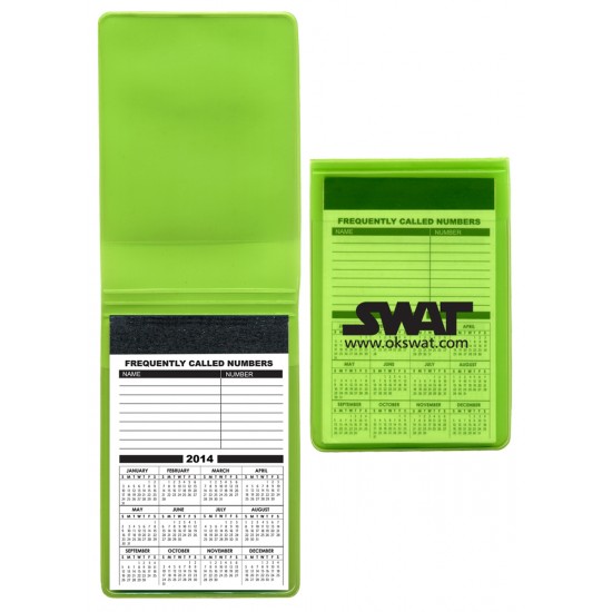 Custom Logo Translucent Vinyl Memo Book w/ 30 Page Memo Pad Custom Logo Translucent Vinyl Memo Book w/ 30 Page Memo Pad