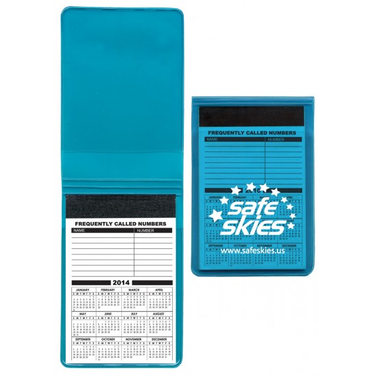 Custom Logo Translucent Vinyl Memo Book w/ 30 Page Memo Pad Custom Logo Translucent Vinyl Memo Book w/ 30 Page Memo Pad