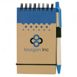 Custom Logo Eco Friendly Mini Notebook Jotter w/ Pen