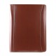 Custom Logo Brown Atlantis Leather Portfolio