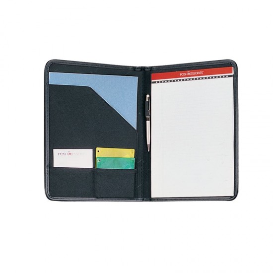 Custom Logo Black Classic Scenesetter Padfolio