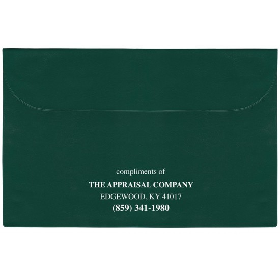 Custom Logo Underarm Portfolio with Executive Vinyl Colors - 15" W x 10" H