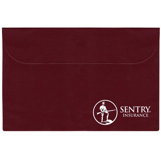 Custom Logo Underarm Portfolio with Executive Vinyl Colors - 15" W x 10" H