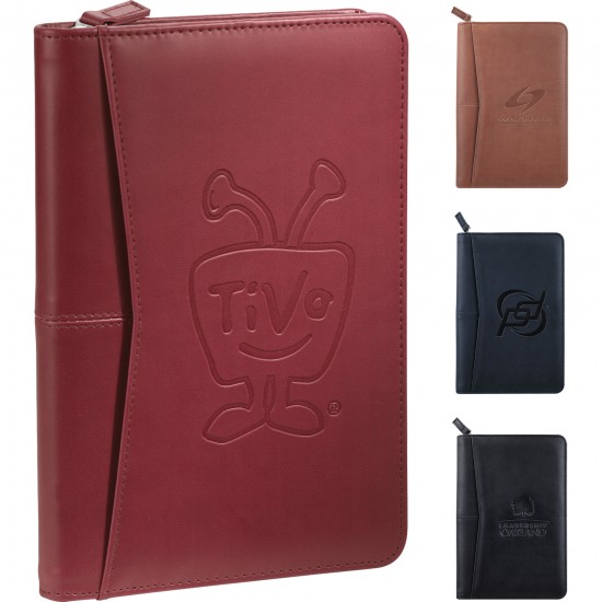 Custom Logo Pedova Jr. Zippered Padfolio