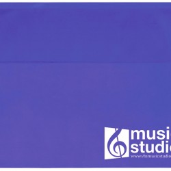 Custom Logo Underarm Portfolio with Translucent Vinyl Colors - 13"x10"
