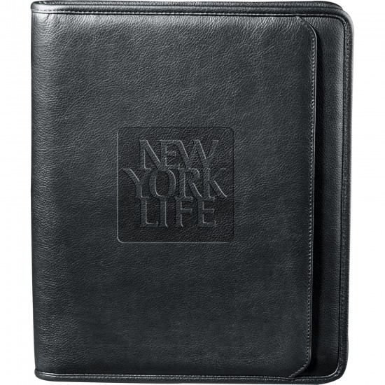 Custom Logo Manhattan Zippered Padfolio