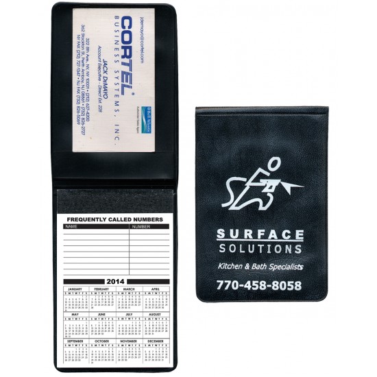 Custom Logo Executive Vinyl with 30 Page Memo Book Custom Logo Executive Vinyl with 30 Page Memo Book