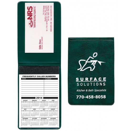 Custom Logo Executive Vinyl with 30 Page Memo Book Custom Logo Executive Vinyl with 30 Page Memo Book