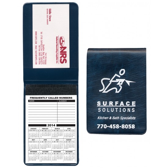 Custom Logo Executive Vinyl with 30 Page Memo Book Custom Logo Executive Vinyl with 30 Page Memo Book