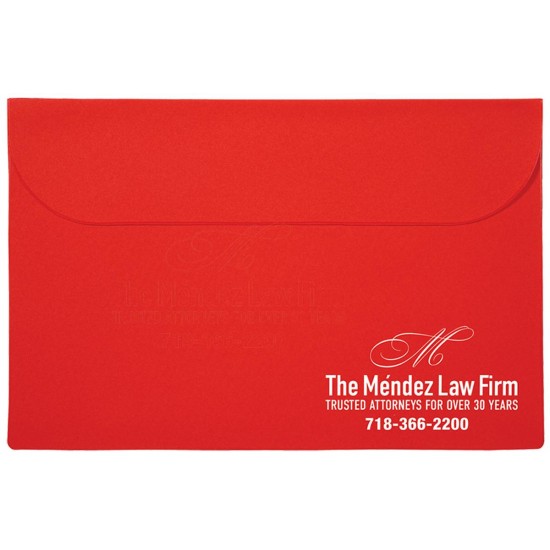 Custom Logo Underarm Portfolio with Standard Vinyl Color