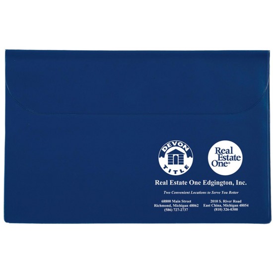 Custom Logo Underarm Portfolio with Standard Vinyl Color