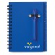 Custom Logo All-in-One Mini Notebook with Ballpoint Pen