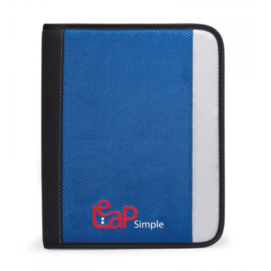 Custom Logo Royal Blue Wired E Padfolio