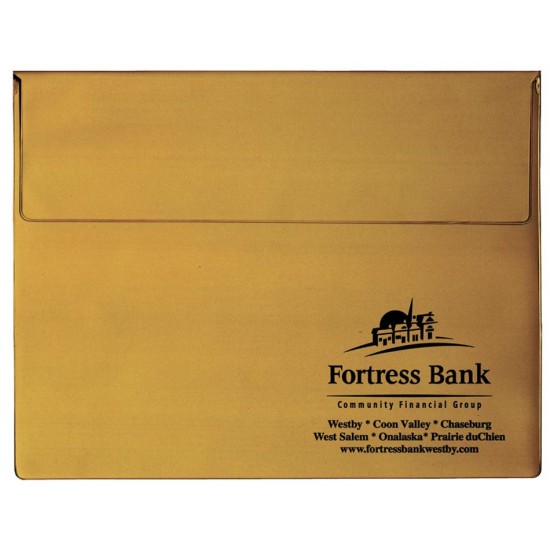 Custom Logo Underarm Portfolio with Standard Vinyl Color 13"(W) X	 10"(H)