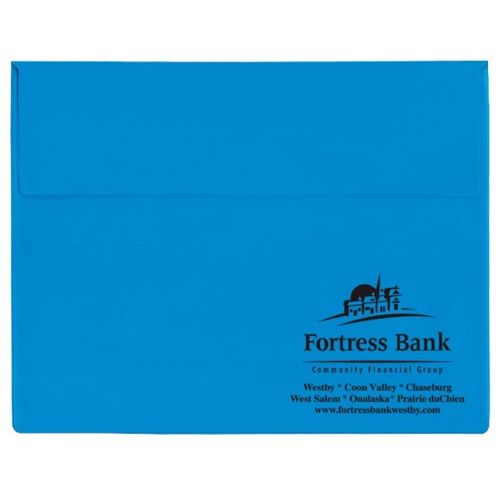 Custom Logo Underarm Portfolio with Standard Vinyl Color 13"(W) X	 10"(H)