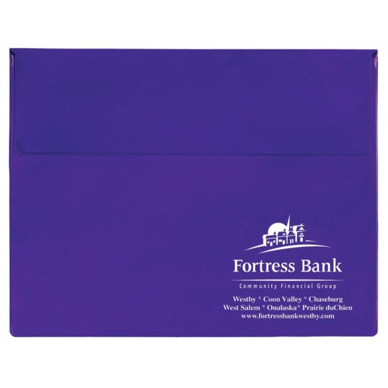 Custom Logo Underarm Portfolio with Standard Vinyl Color 13"(W) X	 10"(H)