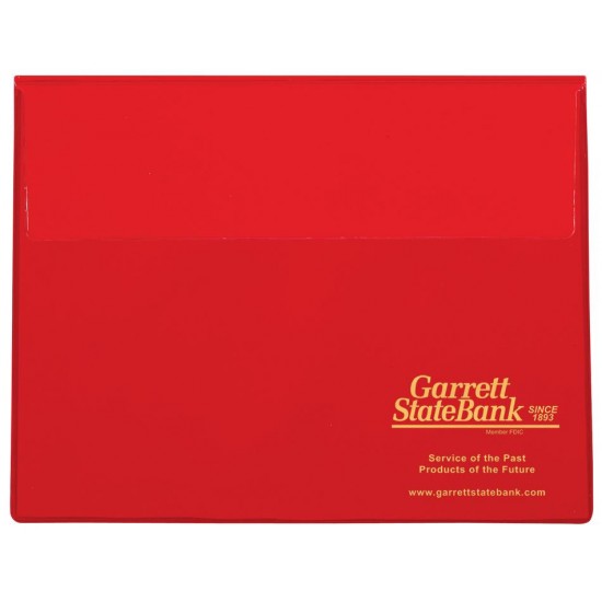 Custom Logo Underarm Portfolio with Standard Vinyl Color 13"(W) X	 10"(H)