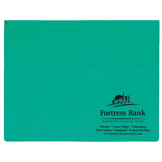 Custom Logo Underarm Portfolio with Standard Vinyl Color 13"(W) X	 10"(H)