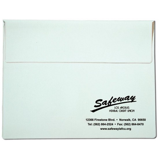 Custom Logo Underarm Portfolio with Standard Vinyl Color 13"(W) X	 10"(H)